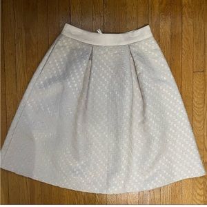 Ted Baker light pink metallic skirt